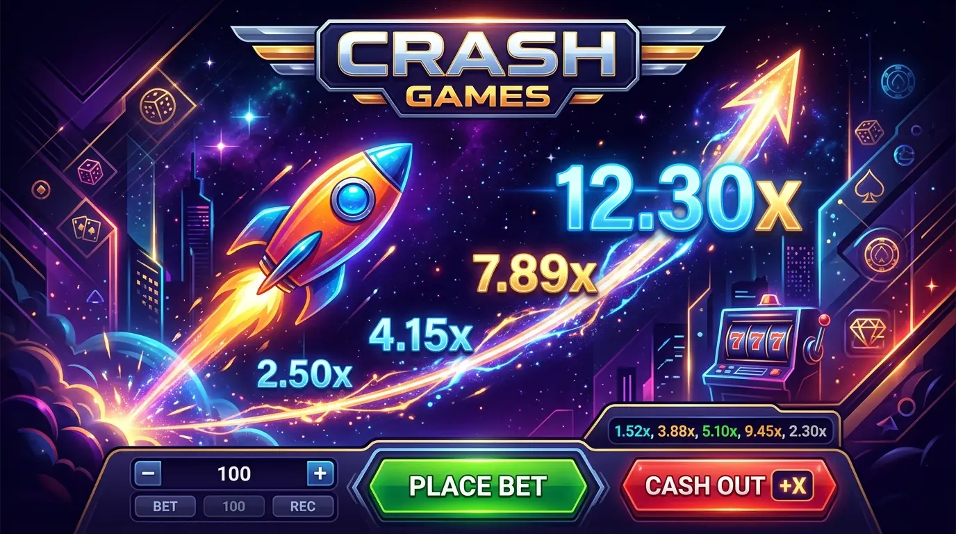 Crash games Lucky7even casino